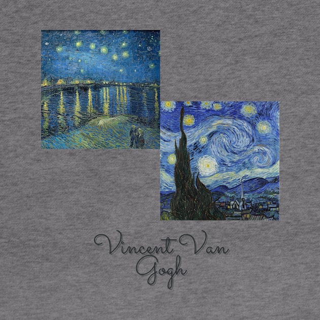 Van Gogh Starry Night Collage by SybaDesign